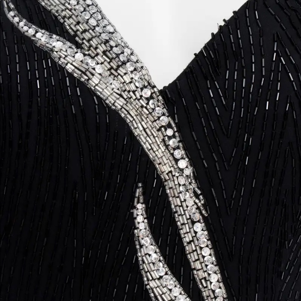 1980s Vintage Bob Mackie Strapless Evening Gown - Picture 7 of 7